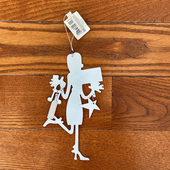 🥂🎉”Let’s do a girls night” metal ornament  super cute stocking stuffer 6.5” - Picture 2 of 7